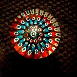 L.H. SELMAN Handmade Glass Paperweight